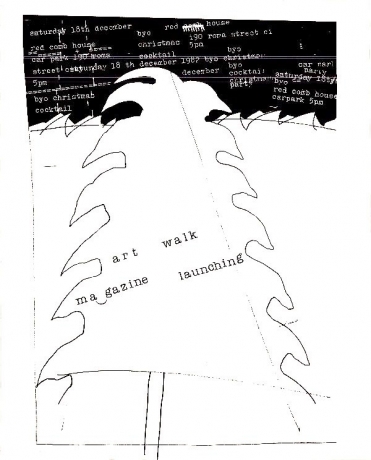 1982 Art Walk Launch Poster