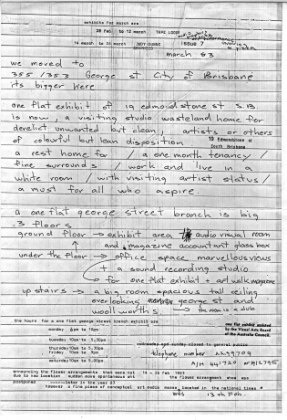 1983 One Flat George St Branch