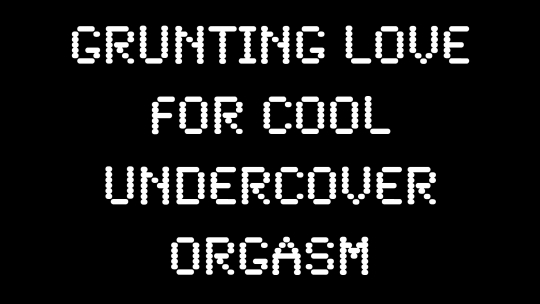 grunting love