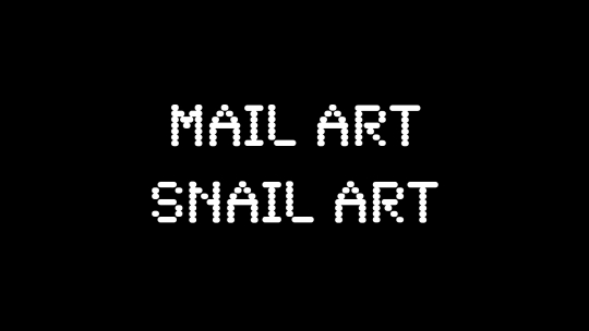mail art